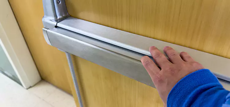 Installing a Push Bar on a Door Kenner
